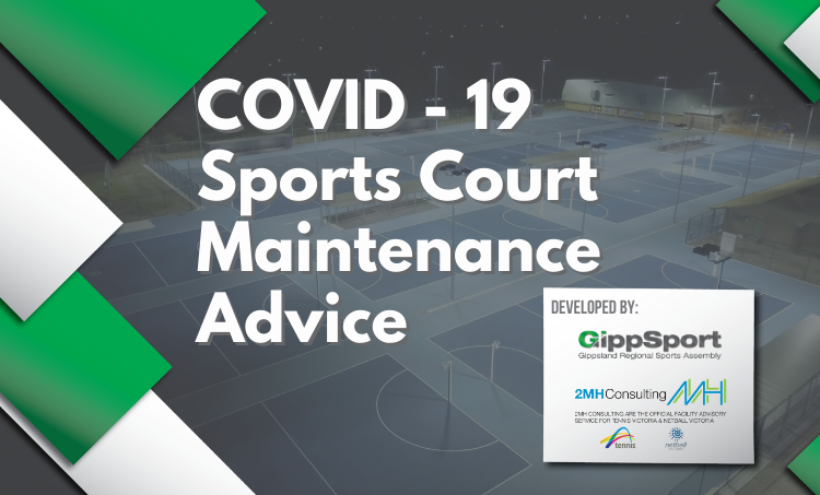 COVID 19 Sport Court Maintenance Advice